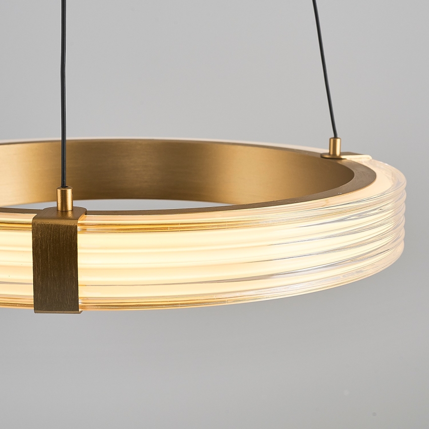 LED csillár kábellel JESI LED/22W/230V 3000K Ø 40 cm arany
