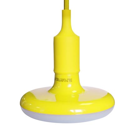 LED csillár kábelre 1xE27/15W/230V 6000K sárga