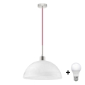 LED csillár kábelre 1xE27/60W/230V fehér