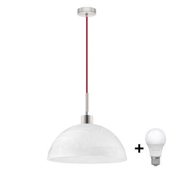 LED csillár kábelre 1xE27/60W/230V fehér