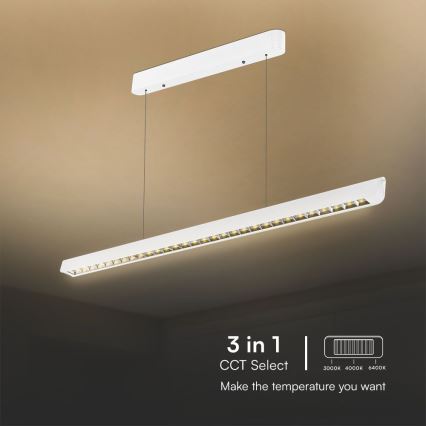 LED csillár kábelre LED/36W/230V 3000/4000/6400K fehér