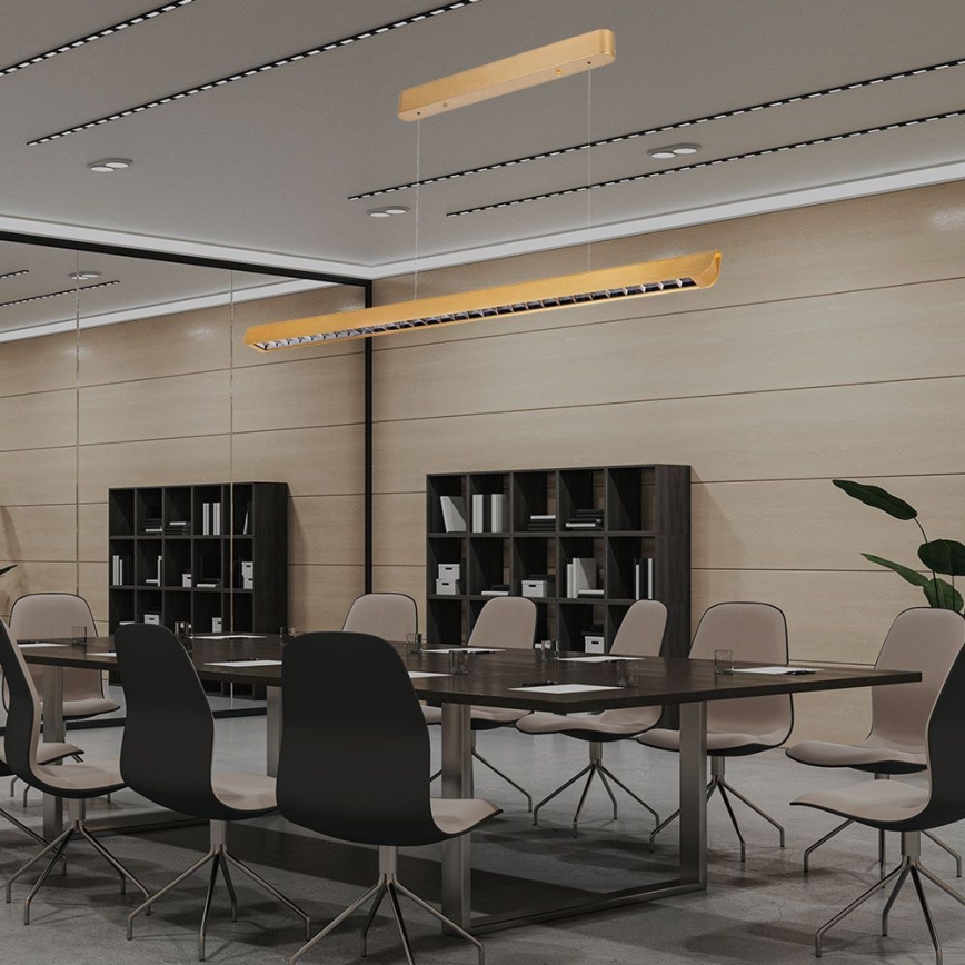 LED csillár kábelre LED/36W/230V 3000/4000/6400K arany