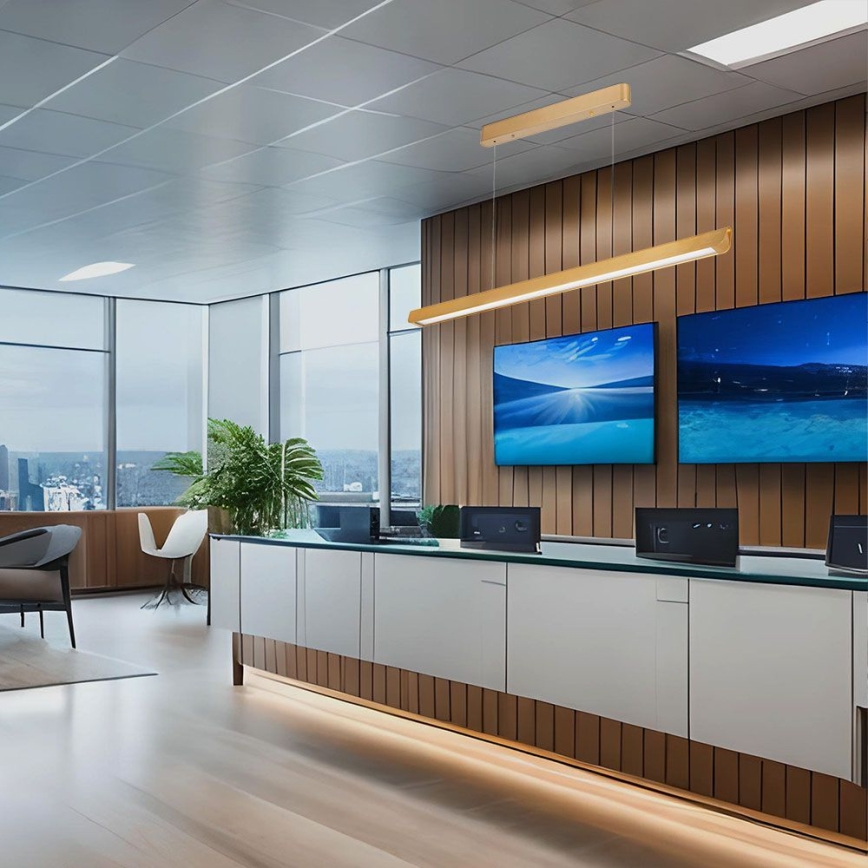 LED csillár kábelre LED/36W/230V 3000/4000/6400K arany