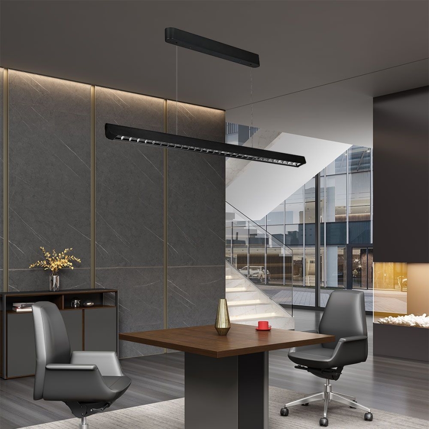 LED csillár kábelre LED/36W/230V 3000/4000/6400K fekete