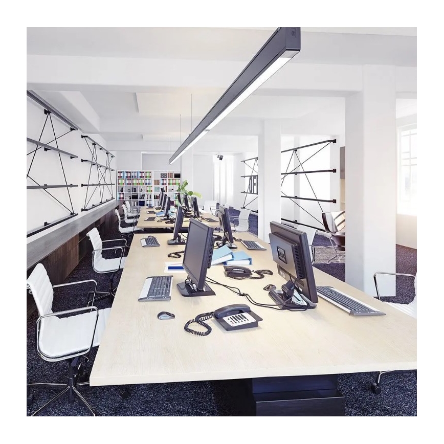 LED csillár kábelre SAMSUNG CHIP LED/40W/230V 4000K fekete