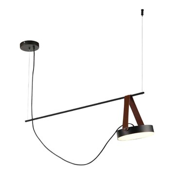 LED csillár kábelre SPECTRUM LED/23W/230V fekete/barna