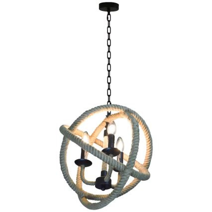 LED Csillár láncon ROPE GLOBO 3xE14/4,3W/230V