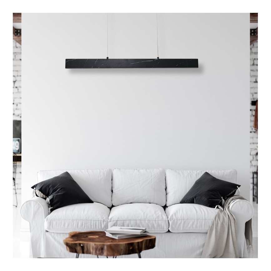 LED csillár PIERCE LED / 18W / 230V fekete