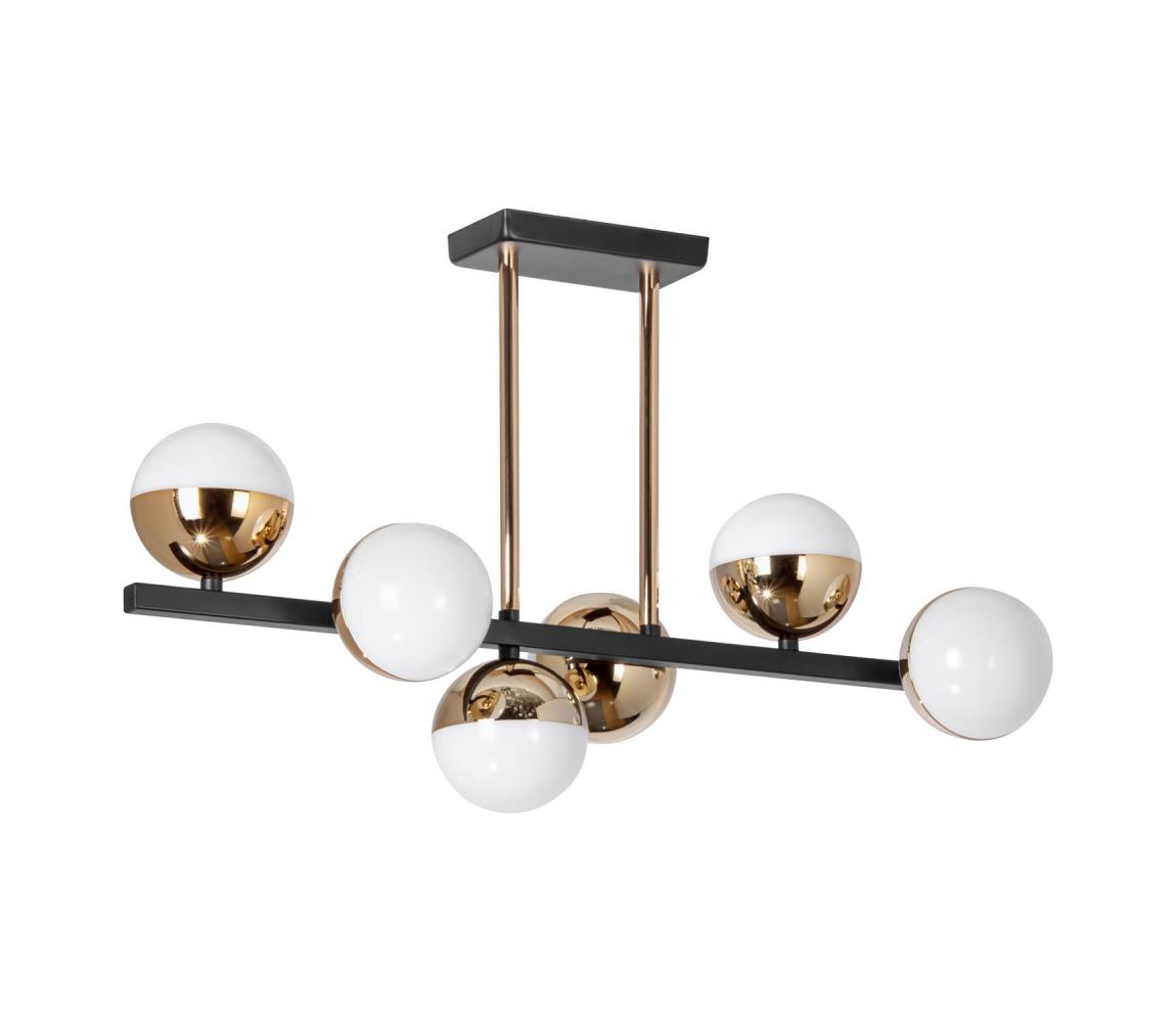 LED csillár rúdon 6xLED/7W/230V arany/fekete W