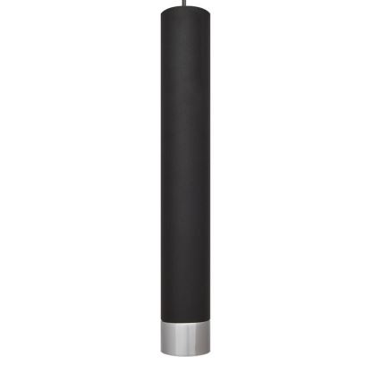LED csillár kábelre TUBA 3xGU10/4,8W/230V fekete/fényes króm