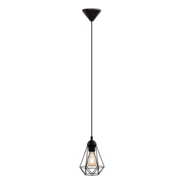 LED csillár zsinóron 1xE27/6,5W/230V 2500K fekete