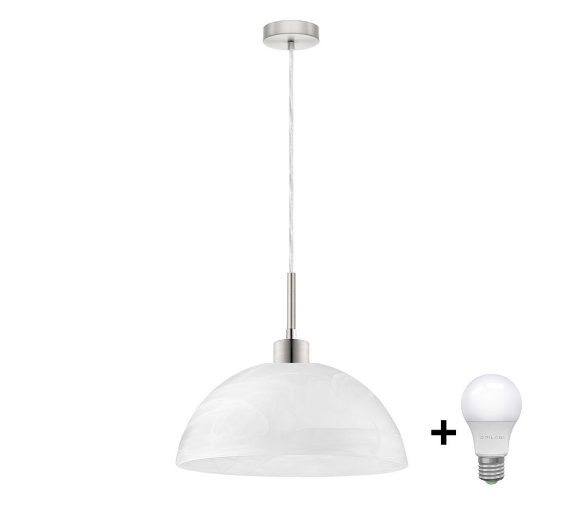 Eglo LED Csillár zsinóron 1xE27/60W/230V fehér 1xEG32515+1xNSLA49427