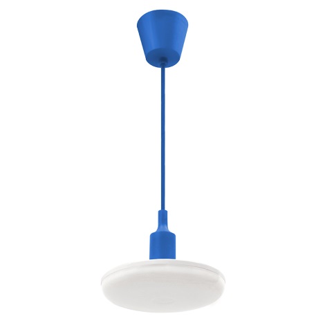 LED Csillár zsinóron ALBENE 1xLED/18W/230V kék
