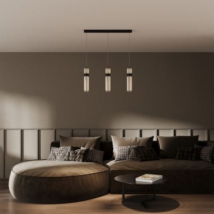 LED csillár zsinóron AMBIENTE 3xLED/6W/230V 3000/4000/6000K fényes króm