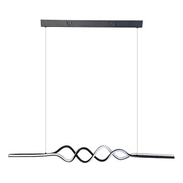 LED Csillár zsinóron ANCONA LED/36W/230V fekete