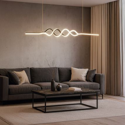 LED Csillár zsinóron ANCONA LED/36W/230V fekete