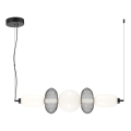LED Csillár zsinóron ARAME LED/32W/230V fekete