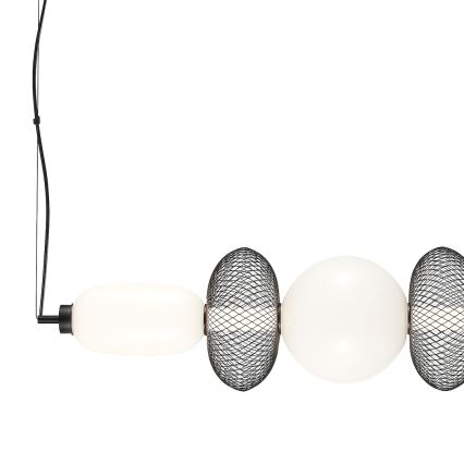 LED Csillár zsinóron ARAME LED/32W/230V fekete