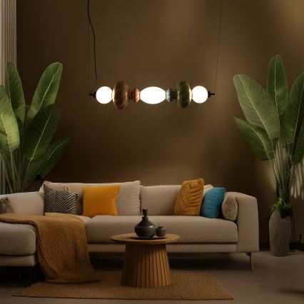 LED Csillár zsinóron ASCOLI LED/24W/230V színes