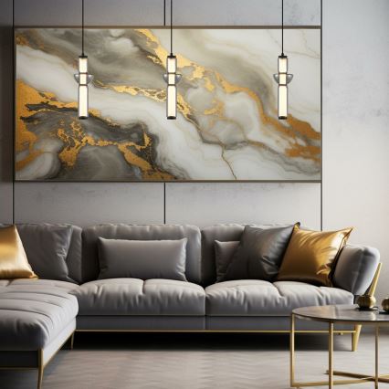 LED Csillár zsinóron CAMPO LED/19W/230V