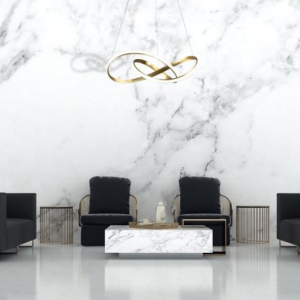 LED Csillár zsinóron CAPPIO LED/36W/230V arany