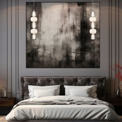 LED Csillár zsinóron CARO LED/40W/230V fényezett króm