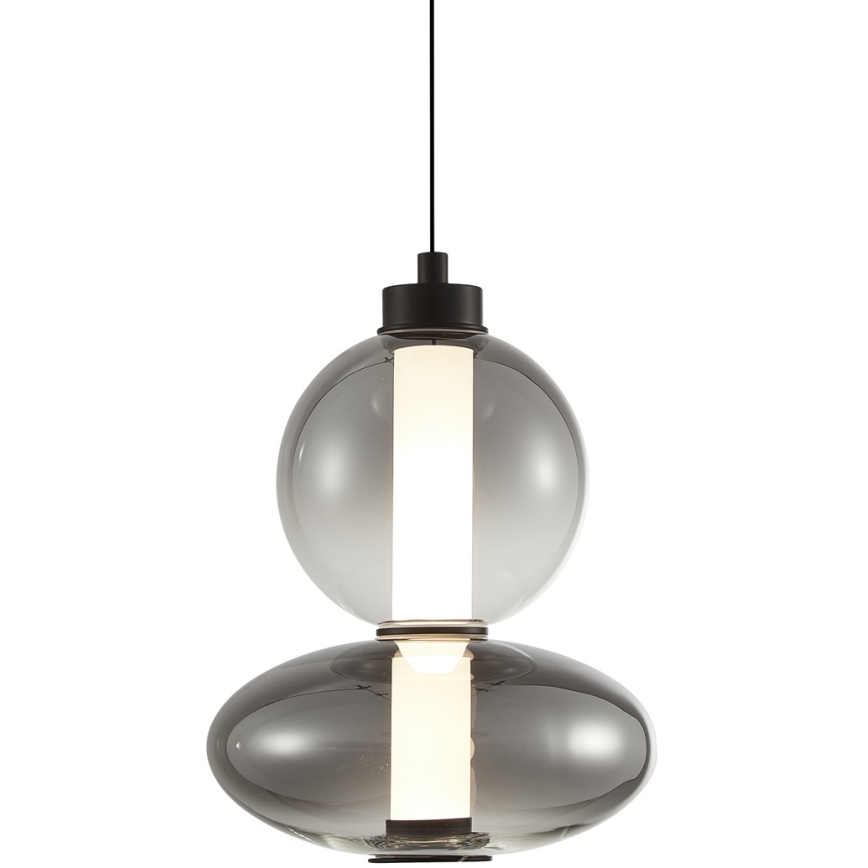 LED Csillár zsinóron DAPHNE LED/12W/230V szürke