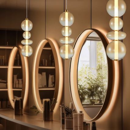 LED Csillár zsinóron DAPHNE LED/36W/230V arany