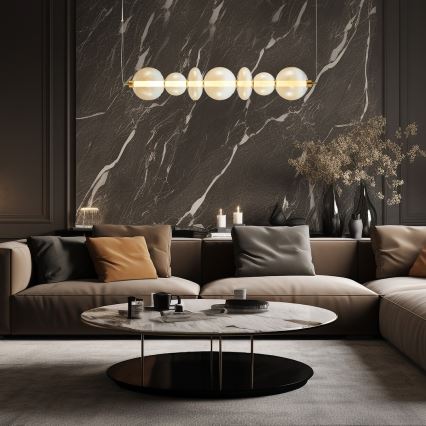 LED Csillár zsinóron DAPHNE LED/40W/230V arany