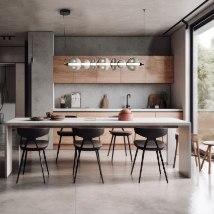 LED Csillár zsinóron DAPHNE LED/40W/230V szürke