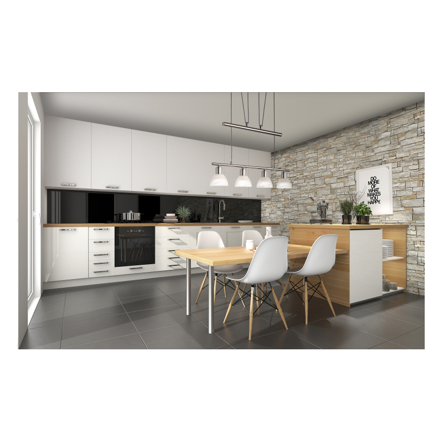 LED Csillár zsinóron DAYTONA 4xE14/5W/230V 3000K fényezett króm