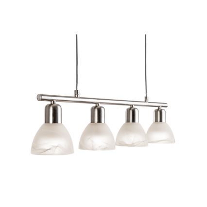 LED Csillár zsinóron DAYTONA 4xE14/5W/230V 3000K fényezett króm