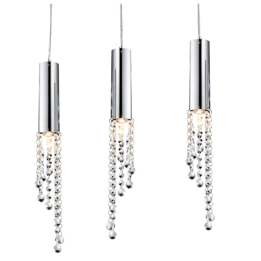 LED Csillár zsinóron DUERO 3xLED/3W/230V