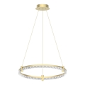 LED Csillár zsinóron ELEGANCE LED/36W/230V átm. 60 cm arany