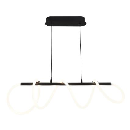 LED Csillár zsinóron EMMA LED/38W/230V fekete