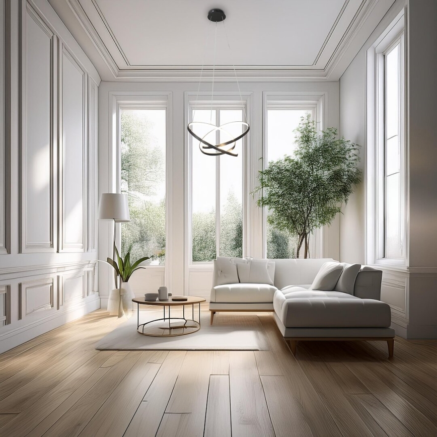 LED Csillár zsinóron EMPOLI LED/55W/230V fekete