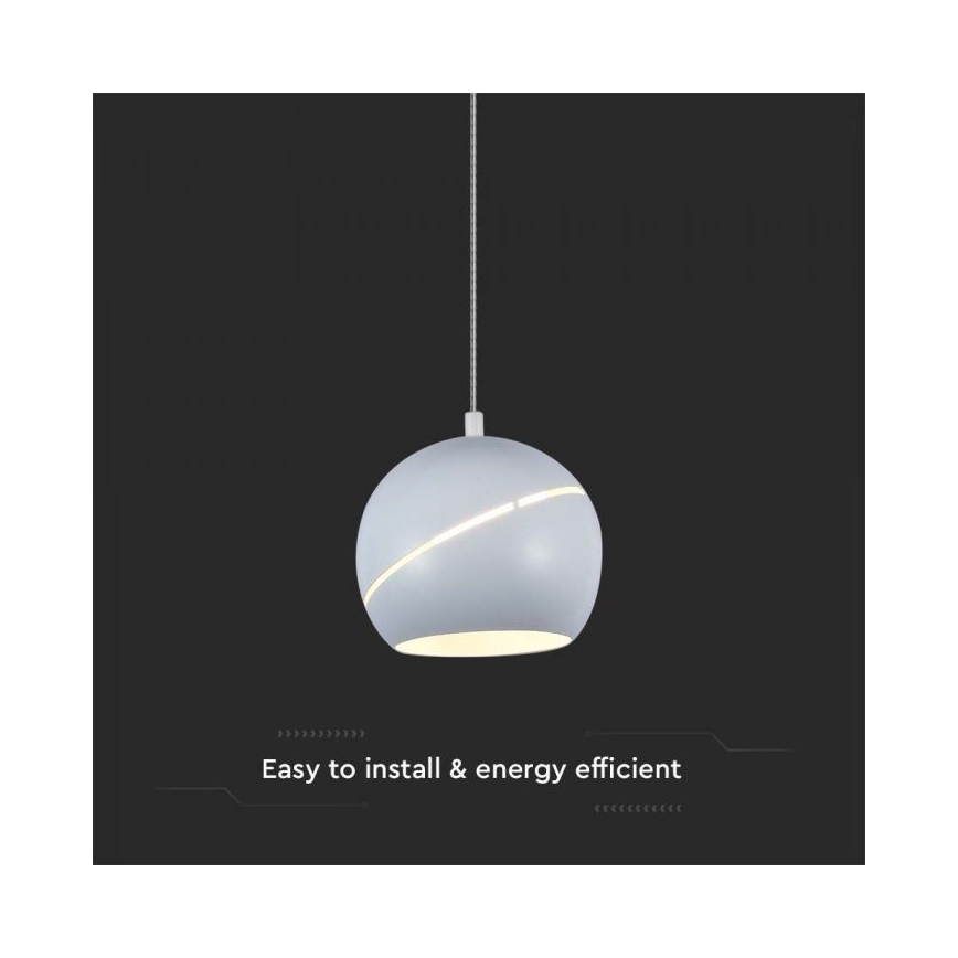 LED Csillár zsinóron érintős LED/8,5W/230V 3000K fehér