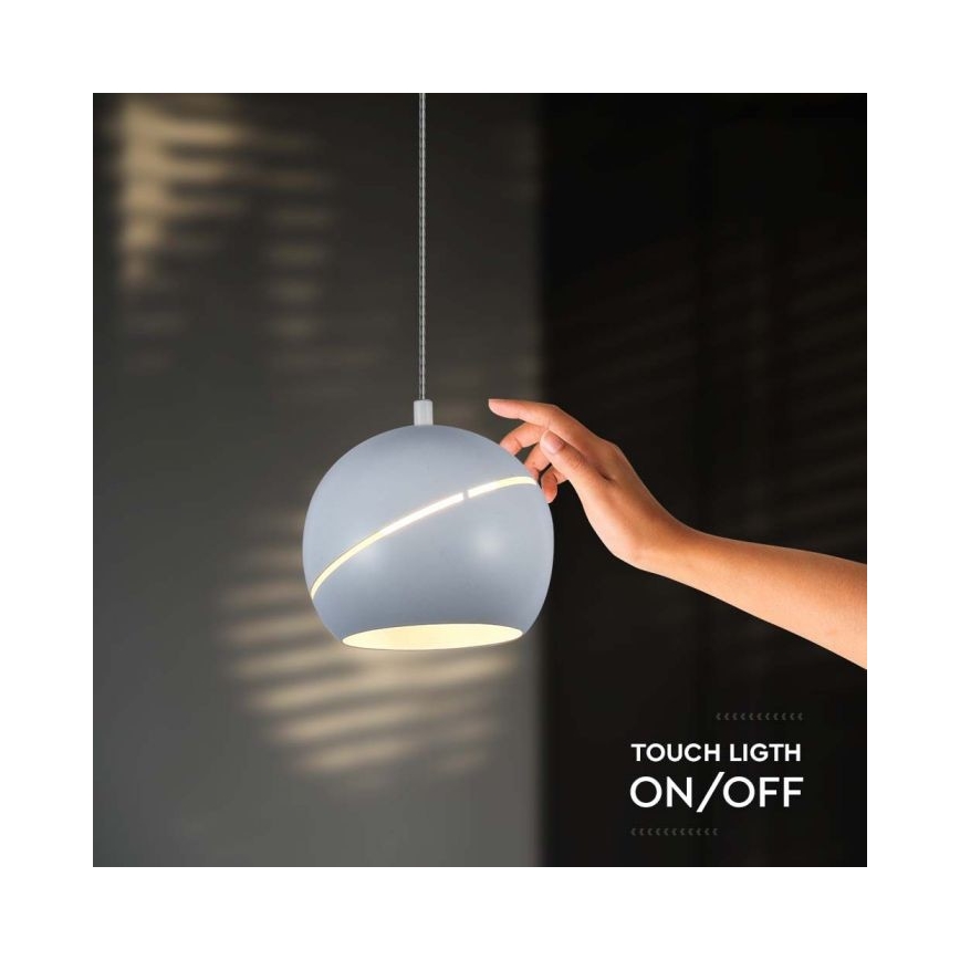 LED Csillár zsinóron érintős LED/8,5W/230V 3000K fehér