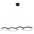 LED Csillár zsinóron FLAMENCO LED/42W/230V 4000K fekete