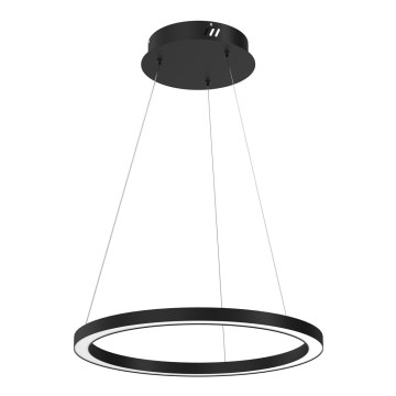 LED Csillár zsinóron GALAXIA LED/26W/230V fekete