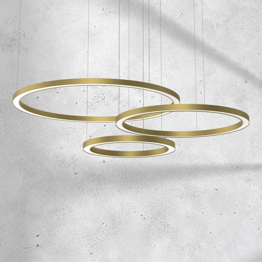 LED Csillár zsinóron GALAXIA LED/85W/230V arany