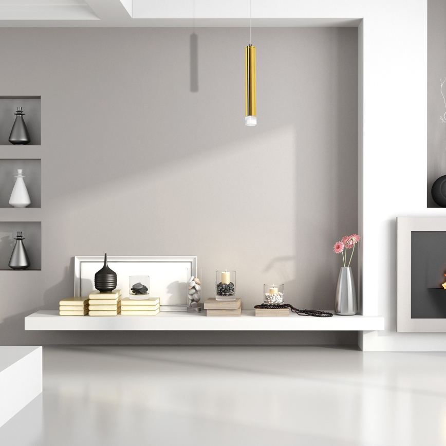 LED Csillár zsinóron GOLDIE 1xLED/5W/230V arany