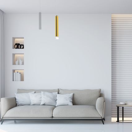 LED Csillár zsinóron GOLDIE 1xLED/5W/230V arany