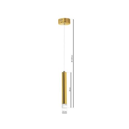 LED csillár zsinóron GOLDIE LED/5W/230V aranyszínű