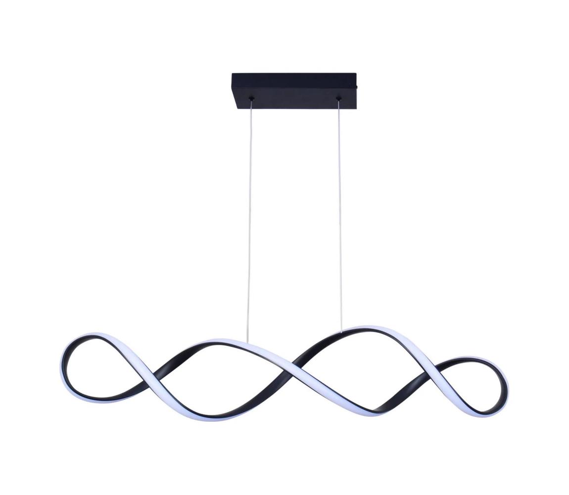 LED Csillár zsinóron INFINITO LED/34W/230V fekete 331052