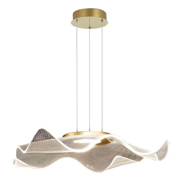 LED Csillár zsinóron LARGO LED/16W/230V arany