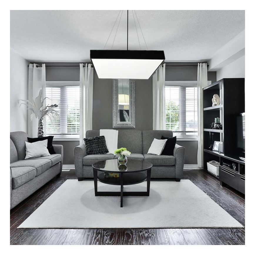 LED Csillár zsinóron LED/110W/230V 4000K 80x80 cm