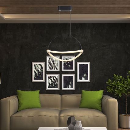 LED Csillár zsinóron LED/12W/230V 3000K átm. 40 cm