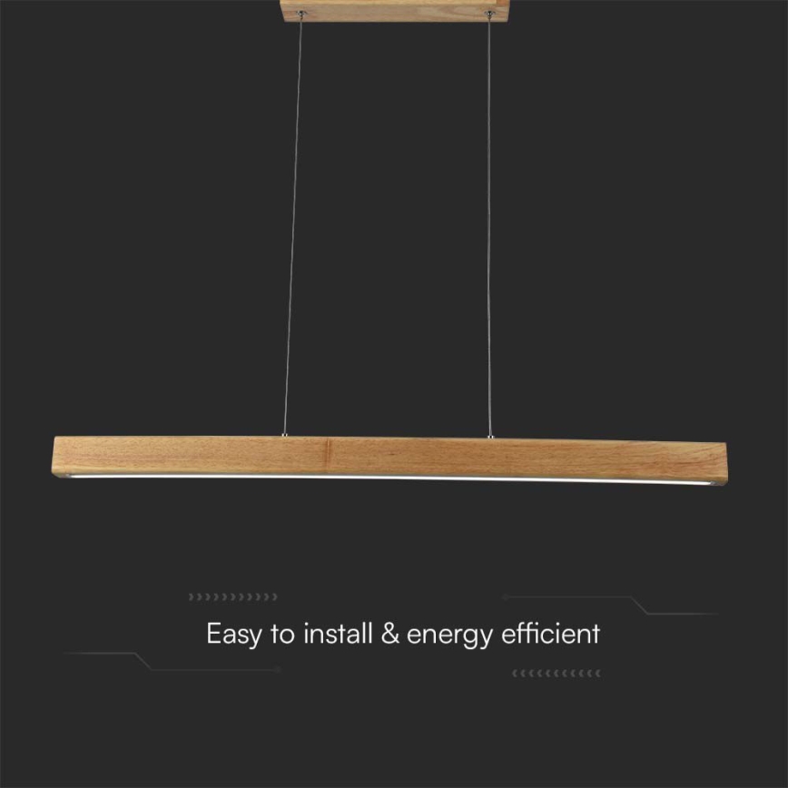 LED Csillár zsinóron LED/12W/230V 4000K barna