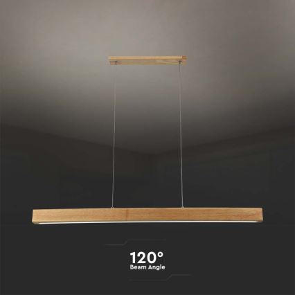 LED Csillár zsinóron LED/12W/230V 4000K barna